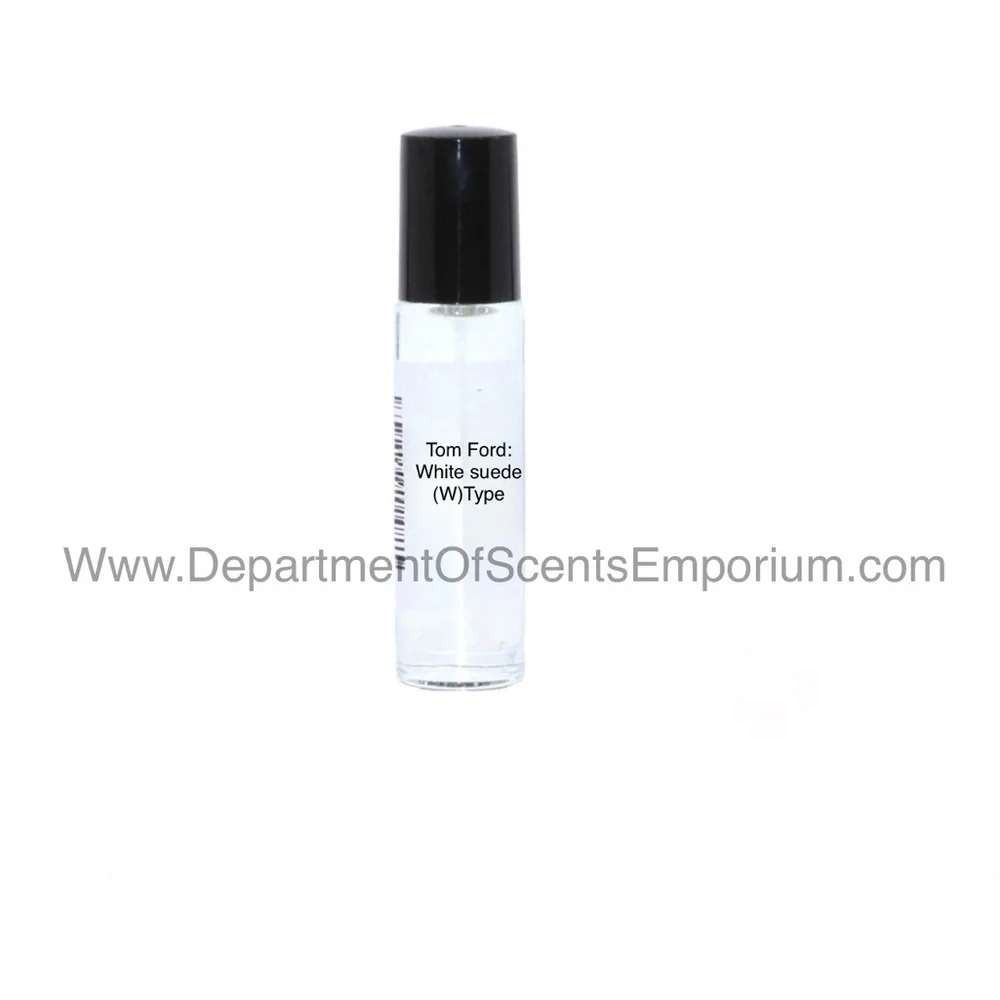 Tom Ford: White Suede (W) Type 1/3 Glass Rollerball